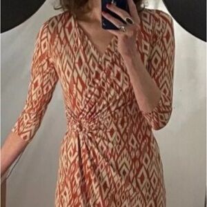 Tommy Bahama Clara Isla Ikat 3/4 Sleeve Dress
